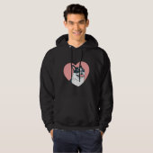 Boston Terrier Liebe 168 Hoodie (Vorne ganz)