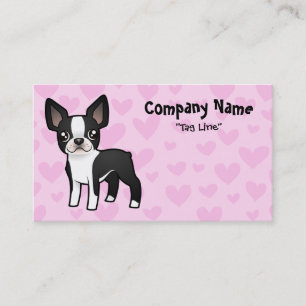 Boston-Terrier-Liebe Visitenkarte