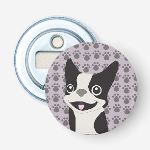 Boston Terrier, Lila Flieder Flaschenöffner