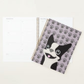 Boston Terrier, Lila Flieder Planer (Anzeige)