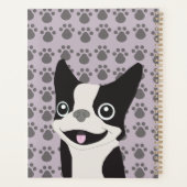 Boston Terrier, Lila Flieder Planer (Rückseite)
