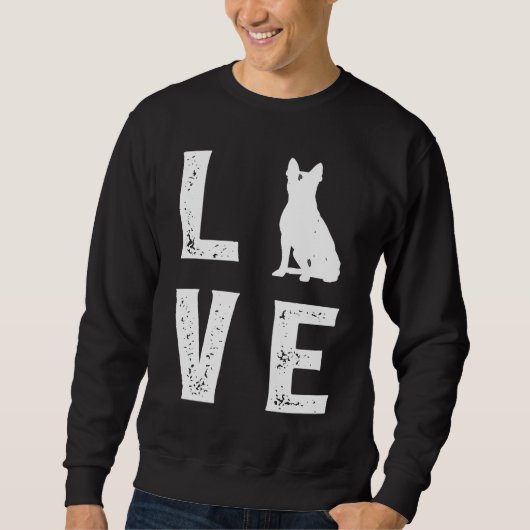 Boston Terrier Love 1 Sweatshirt (Vorderseite)