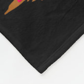 Boston Terrier Lover Heart Shape Boston Terrier Va Fleecedecke (Ecke)