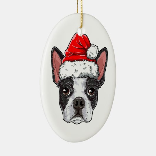 Boston Terrier Lover Ornament | Christmas Tree Déc (Rechts)