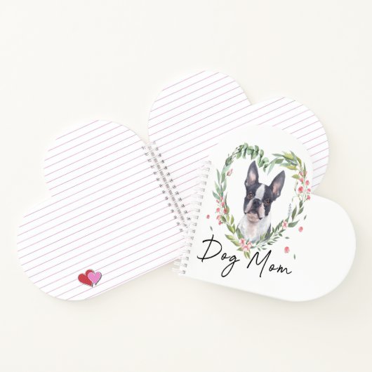 Boston Terrier Lover School Planer Niedliches Note Notizblock (Innenseite)