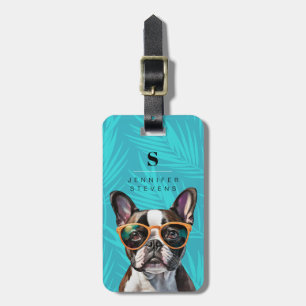 Boston Terrier Luggage Tags Gepäckanhänger