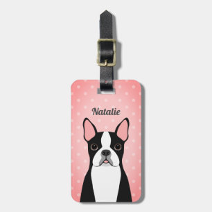 Boston Terrier Luggage Tags Gepäckanhänger