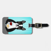 Boston Terrier Luggage Tags Gepäckanhänger (Vorderseite horizontal)