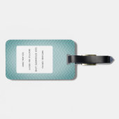 Boston Terrier Luggage Tags Gepäckanhänger (Rückseite horizontal)