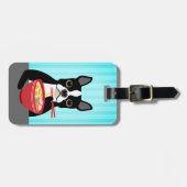 Boston Terrier Luggage Tags Gepäckanhänger (Vorderseite horizontal)