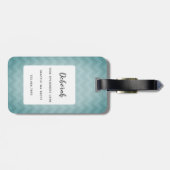 Boston Terrier Luggage Tags Gepäckanhänger (Rückseite horizontal)