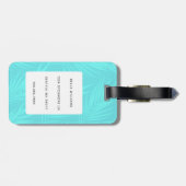 Boston Terrier Luggage Tags Gepäckanhänger (Rückseite horizontal)