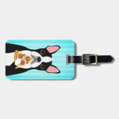 Boston Terrier Luggage Tags Gepäckanhänger (Vorderseite horizontal)