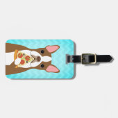 Boston Terrier Luggage Tags Gepäckanhänger (Vorderseite horizontal)