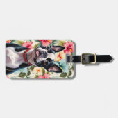 Boston Terrier Luggage Tags Gepäckanhänger (Vorderseite horizontal)
