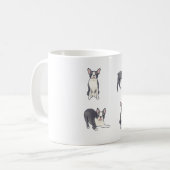Boston Terrier Magic Kaffeetasse (Vorderseite Links)