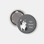 Boston terrier magnet (Vorderseite/Rückseite)