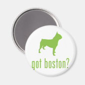 Boston Terrier Magnet (Vorderseite/Rückseite)