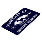 Boston Terrier Magnet (Linke Seite)