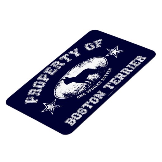 Boston Terrier Magnet (Linke Seite)