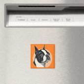 Boston Terrier Magnet (In Situ (Geschirrspüler))