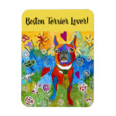Boston Terrier Magnet 3"x4 (Vertikal)