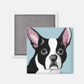 Boston Terrier Magnets Magnet (Vorderseite/Rückseite)