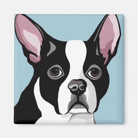 Boston Terrier Magnets Magnet (Vorne)