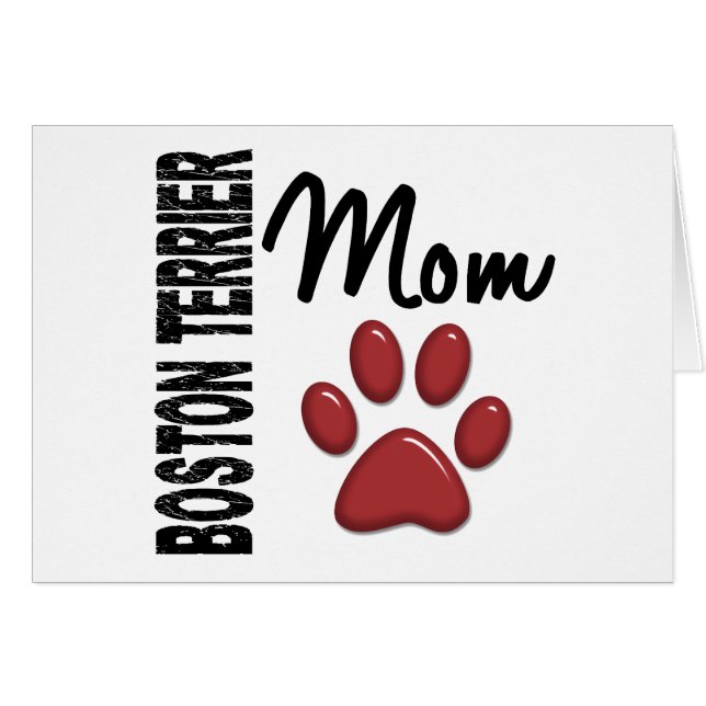 Boston-Terrier-Mama 2 (Vorderseite (Horizontal))