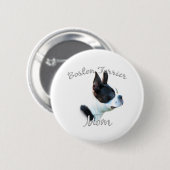 Boston Terrier Mama 2 Button (Vorne & Hinten)