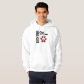 Boston-Terrier-Mama 2 Hoodie (Vorne ganz)