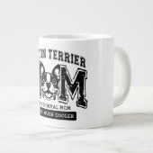 Boston Terrier Mama, aber viel Cooler Jumbo Tasse (Vorderseite Rechts)