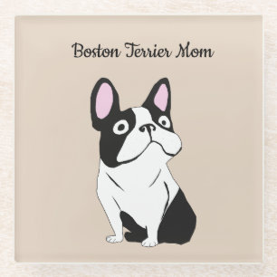 Boston-Terrier-Mama Glasuntersetzer