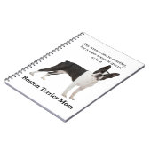 Boston Terrier Mama Notebook Notizblock (Linke Seite)