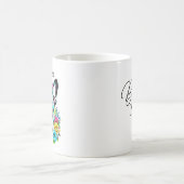 Boston Terrier Mama Personalisiert Verwandlungstasse (Mittel)