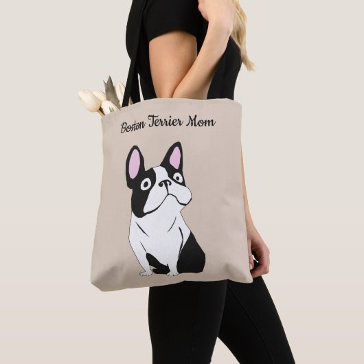Boston-Terrier-Mama Tasche (Von Nahem)