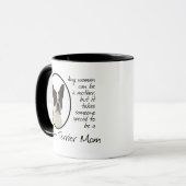 Boston-Terrier-Mama-Tasse Tasse (Vorderseite Links)