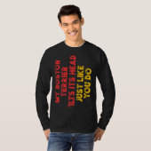 Boston Terrier Mama Vater Funny Dog Eigentümer T-Shirt (Vorne ganz)