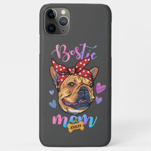 Boston Terrier Mama Wasserfarbe Hundemama Geschenk Case-Mate iPhone Hülle