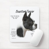 Boston Terrier Meet Breed Mousepad (Mit Mouse)