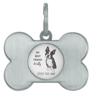 Boston Terrier Mein bester Freund Name für einen b Tiermarke