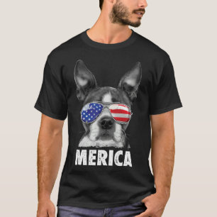 Boston Terrier Merica 4. Juli für Männer Frauen B T-Shirt