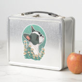 Boston Terrier Metall Brotdose (Beispiel)