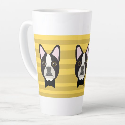 Boston Terrier Milchtasse (Linke Ecke)