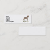 Boston Terrier Mini Visitenkarte (Vorne/Hinten)