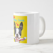 Boston Terrier Mirabelle Happy Teeth Tasse (Vorderseite Rechts)