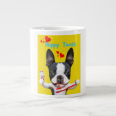 Boston Terrier Mirabelle Happy Teeth Tasse (Vorderseite)