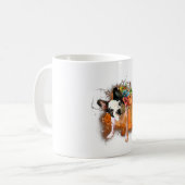 Boston Terrier Miracle Pumpkins Halloween Kaffeetasse (Vorderseite Links)