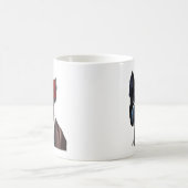 Boston Terrier mit Rose auf Head Kaffeetasse (Mittel)