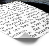 Boston Terrier mit Rose auf Head Poster (Ecke)